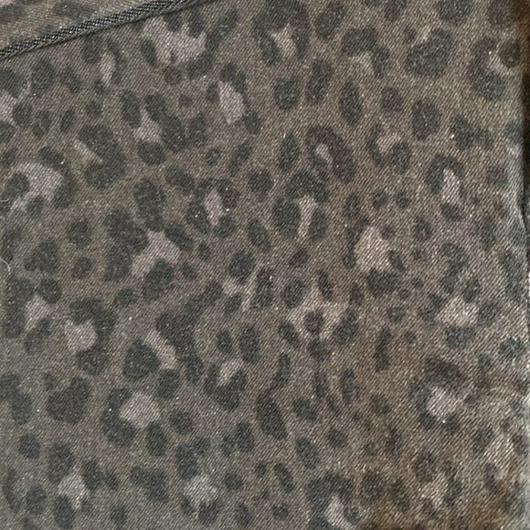 GAP womens skinny ankle work pants jeans cheetah print - Picture 2 of 6